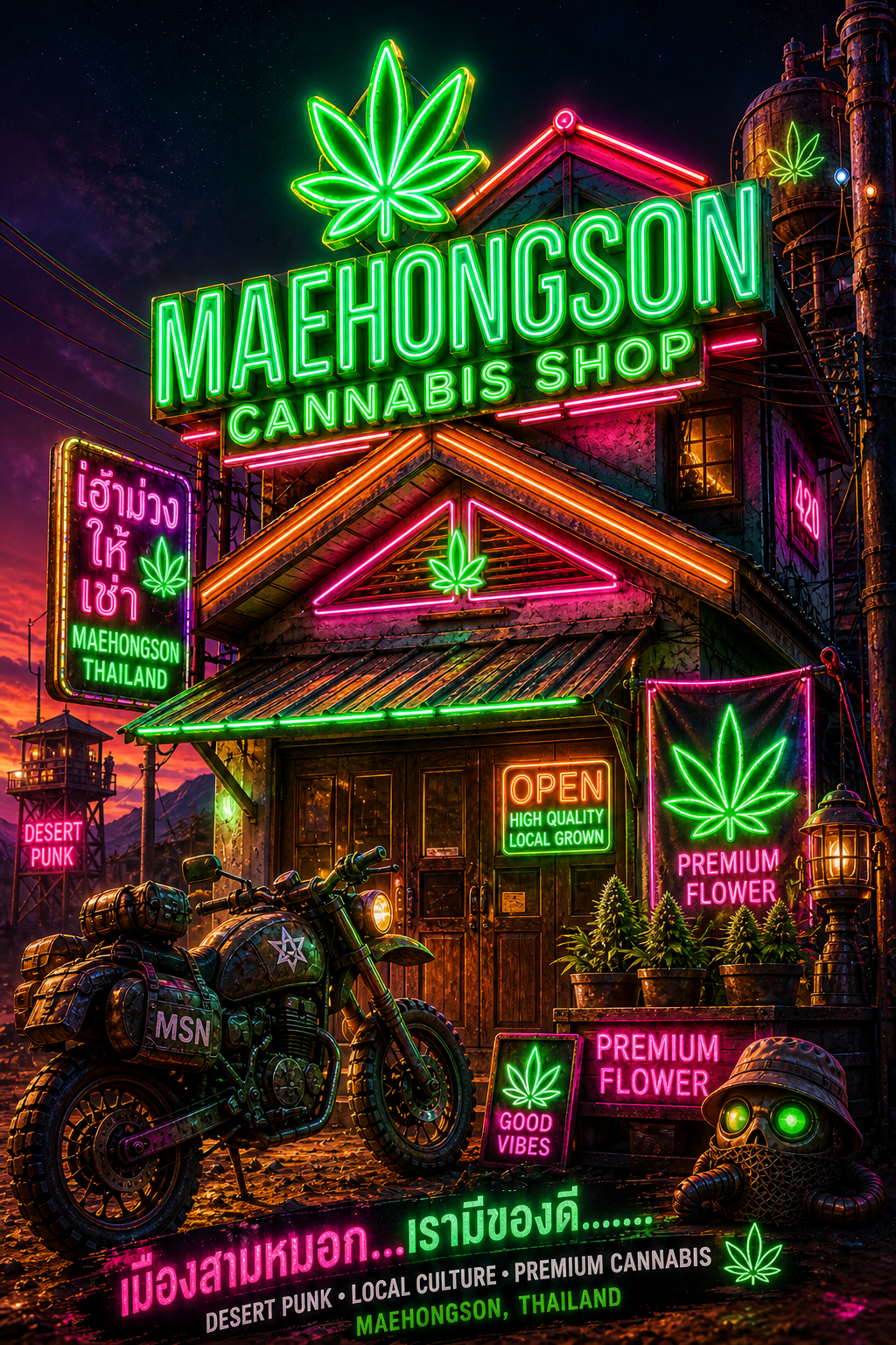 Premium cannabis flower selection